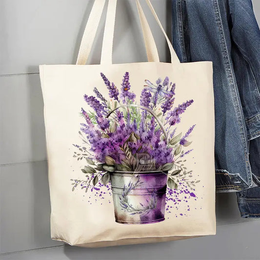 Lavender Bouquet Tote Bag