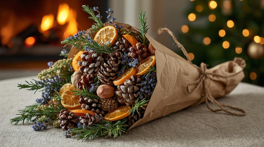 Floral & Citrus Holiday Firestarter Cones