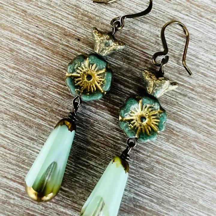 Jade Garden Earrings