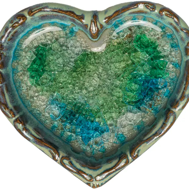 Artisan Series Heart Pottery Dish