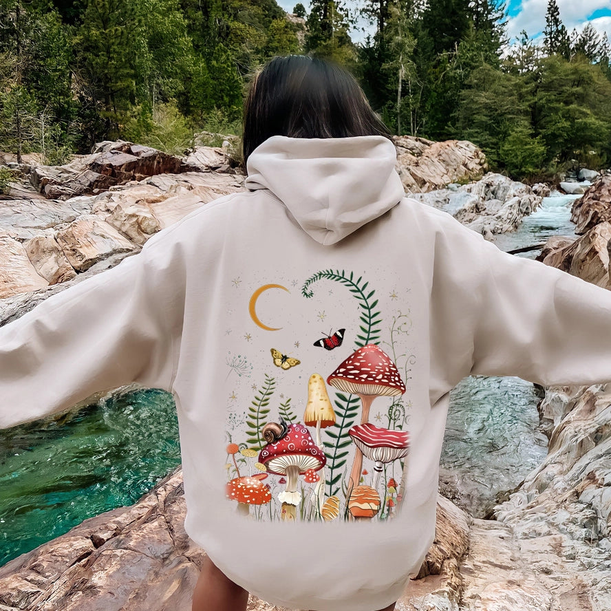 Mystical Mushroom Forest Hoodie