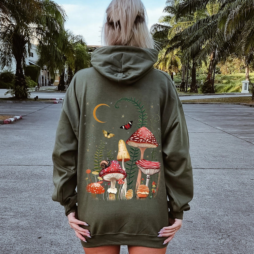 Mystical Mushroom Forest Hoodie