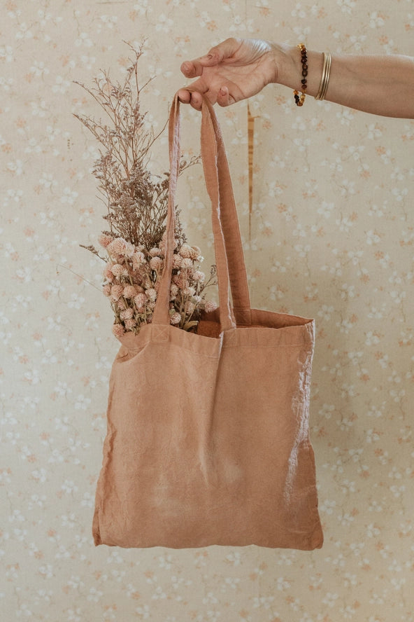 Hand Dyed Cotton Canvas Tote